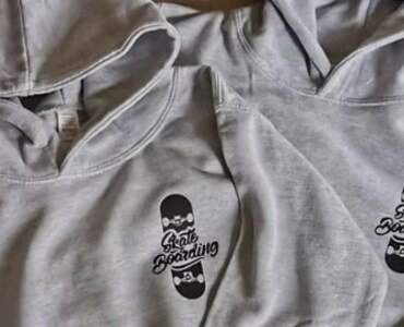 Bedrukte hoodies uit een SasCrea-realisatie